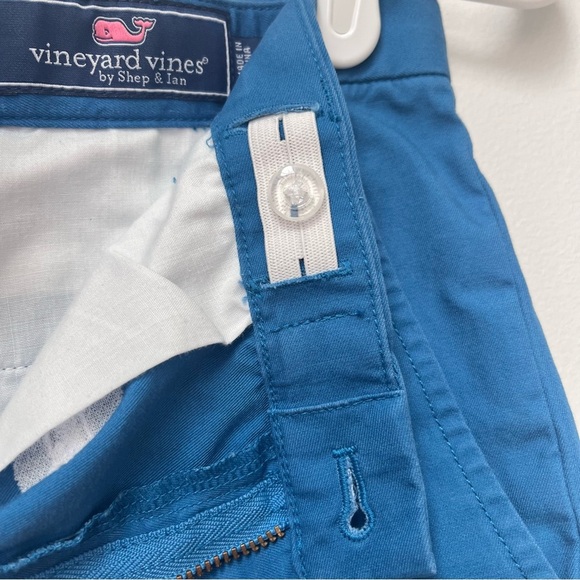 Vineyard Vines Boy's Whale Embroidered Breaker Shorts (Size 18, Schooner Blue) - Picture 5 of 11